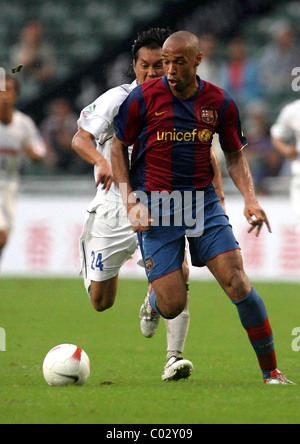 Thierry Henry Barcelone friendly d'avant-saison contre Hong Kong Mission Hills côté XI Hong Kong, Chine - 11.08.07 ** Non Banque D'Images