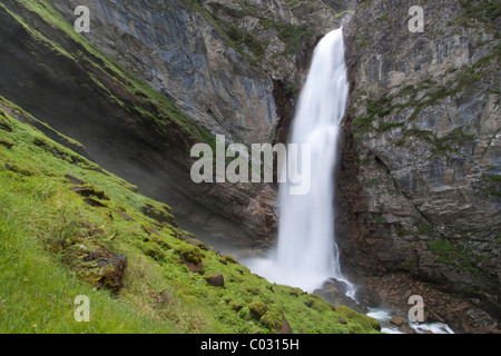 Goessnitz Cascade, Heiligenblut, le Parc National du Hohe Tauern, Carinthie, Autriche, Europe Banque D'Images