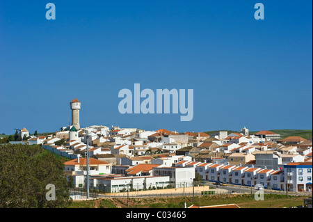 Paysage urbain, Vila do Bispo, côte de Costa Vicentina, région de l'Algarve, Portugal, Europe Banque D'Images