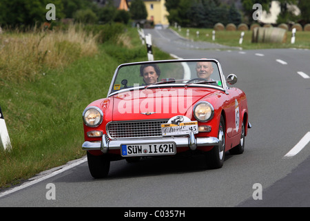 Mittelrhein-Classic ADAC rallye de voitures anciennes, Austin Healey 2010 MKI, Bornich, Rhénanie-Palatinat, Allemagne, Europe Banque D'Images