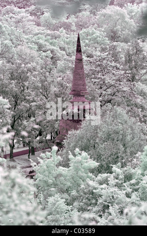 Wat Chang Lom - Si Satchanalai Banque D'Images