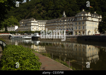 Kurhotel et la Staatliche Kurhaus, spa hotel, Bad Ems, Rhénanie-Palatinat, Allemagne, Europe Banque D'Images