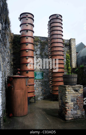 Ou encore appareil à distiller, Distillerie Locke's, la plus ancienne distillerie de whisky sous licence dans le monde entier, Kilbeggan, Westmeath Banque D'Images