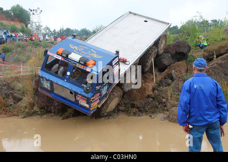 Grand Prix Camion ADAC Nürburgring 2010, round de l'Truck-Trial, Championnat de course de Nürburgring Banque D'Images