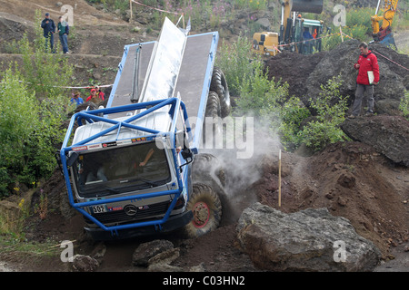 Grand Prix Camion ADAC Nürburgring 2010, round de l'Truck-Trial, Championnat de course de Nürburgring Banque D'Images