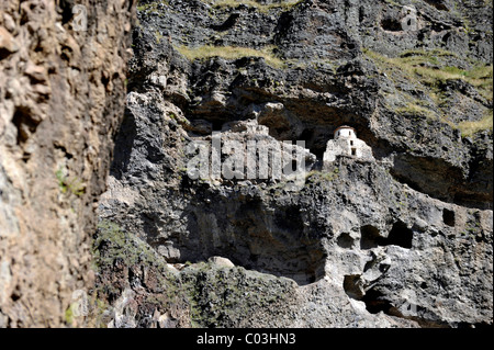 Église, monastère des grottes, Vanis, Kvabebi Mtkvari River Valley, la Géorgie, l'Asie occidentale Banque D'Images