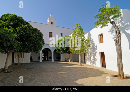 Eglesia de l'église de Sant Miquel de Balansat ou San Miguel de la Balensat, Ibiza, Pityuses, Iles Baléares, Espagne, Europe Banque D'Images