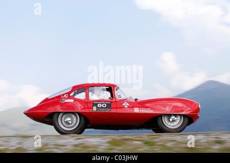 L'Alfa Romeo Disco volante de l'Alfa Romeo Musée, construit en 1952, Nockalmstrasse Ennstal Classic, rallye de voitures Vintage 2010 Banque D'Images