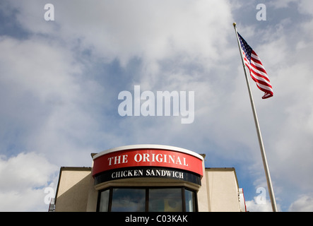 Un Chick-Fil-A fast food restaurant. Banque D'Images