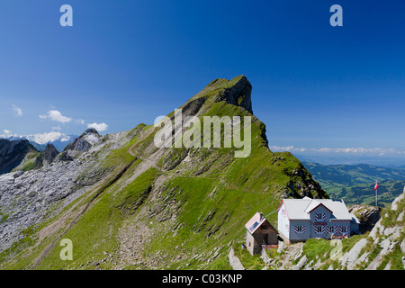 Tierwies Mountain Inn dans la gamme de l'Alpstein, Canton de Zürich, Suisse, Europe Banque D'Images