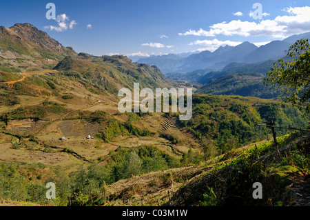 Région autour de Sapa, Vietnam du Nord, Vietnam, Asie Banque D'Images