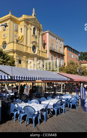 Marché aux Fleurs et marché du Cours Saleya, Nice, département des Alpes-Maritimes, région Provence-Alpes-Côte d'Azur, France, Europe Banque D'Images