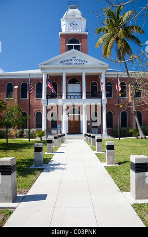 Monroe County Court House, Whitehead Street, Key West, Floride, USA Banque D'Images