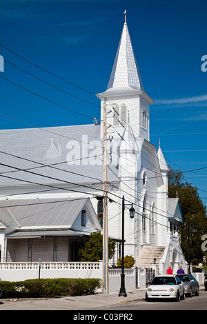 Cornish TEA Memorial église Zion, Key West, Floride, USA Banque D'Images