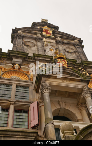 Raadhaus mairie à Delft Banque D'Images