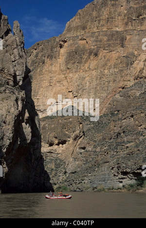 Rafting de Boquillas Canyon, Rio Grande, Big Bend National Park, Texas Banque D'Images