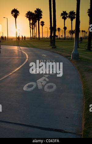 Beach life at Venice Beach, Californie Banque D'Images