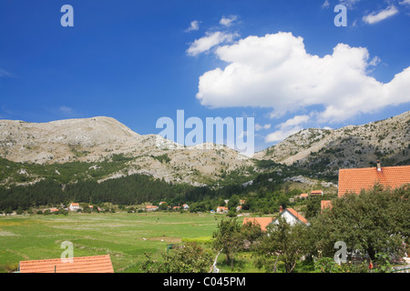 Njeguši, le parc national de Lovcen, Monténégro Banque D'Images