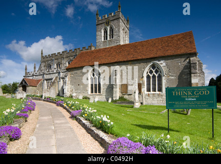 St Peters Church Wootton Wawen Banque D'Images