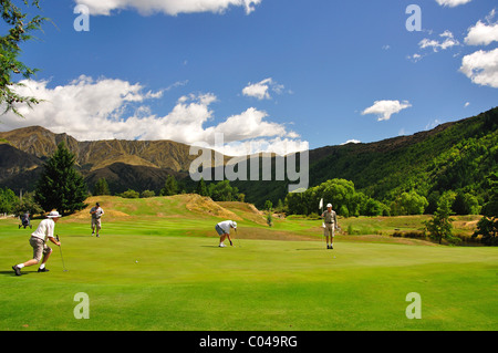 Golf d'Arrowtown, Centennial Avenue, Arrowtown, Région de l'Otago, île du Sud, Nouvelle-Zélande Banque D'Images