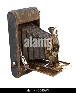 Appareil photo Kodak Brownie pliant Authographic Banque D'Images