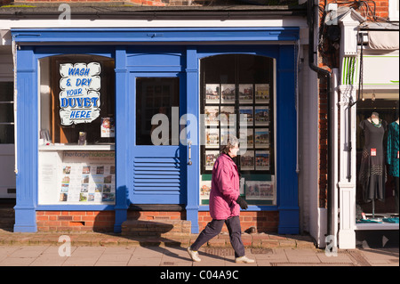 Le nettoyeur à Southwold, Suffolk , Angleterre , Angleterre , Royaume-Uni Banque D'Images