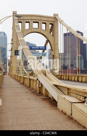 La 9e pont sur la rivière Allegheny, Pittsburgh, USA Banque D'Images