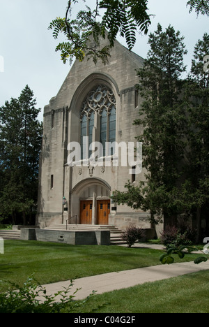 First United Methodist Church ; 120 S State St ; Ann Arbor Michigan USA ; (734) 662-4536 Banque D'Images