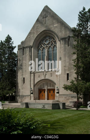 First United Methodist Church ; 120 S State St ; Ann Arbor Michigan USA ; (734) 662-4536 Banque D'Images