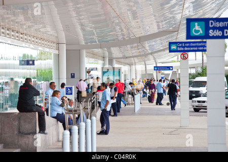 L'Aéroport International de Cancun (CUN), Cancun, Mexique Banque D'Images