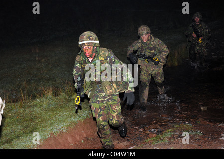 Exercice Cambrian Patrol est l'événement principal de patrouille de l'armée britannique qui a lieu au Pays de Galles et accueilli par 160 (W) Brigad Banque D'Images