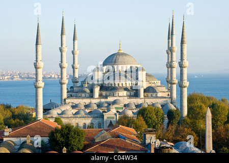 Mosquée bleue à Istanbul Turquie Banque D'Images