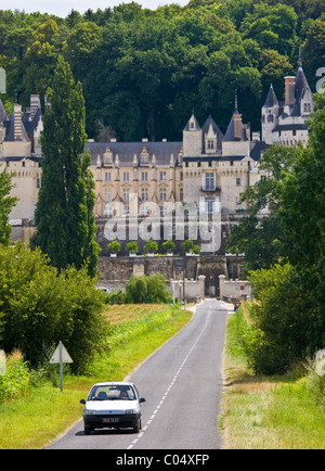 Chateau d'Usse à Rigny Usse dans la vallée de la Loire, France Banque D'Images