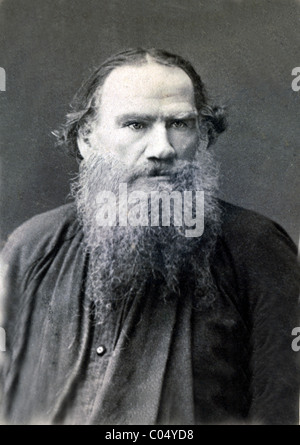 Léon Tolstoï, ou comptez Lyev Nikolaïevitch Tolstoï Banque D'Images