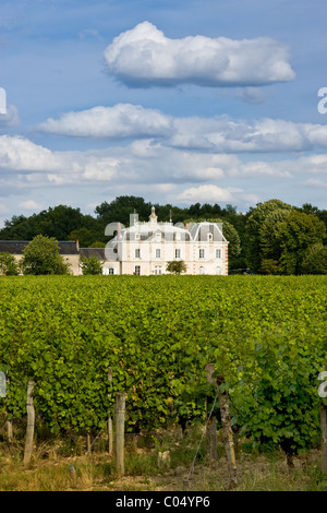 Chateau de la grille près de Azay le Rideau, vallée de la Loire, France Banque D'Images