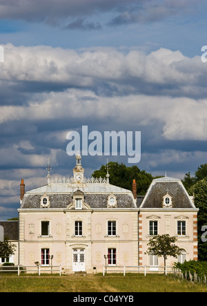 Chateau de la grille près de Azay le Rideau, vallée de la Loire, France Banque D'Images