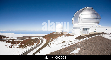 Observatoire astronomique de Mauna Kea à Hawaï Banque D'Images