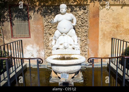 Bacchino Fontaine, Jardin de Boboli, FLORENCE (Florence), UNESCO World Heritage Site, Toscane, Italie, Europe Banque D'Images