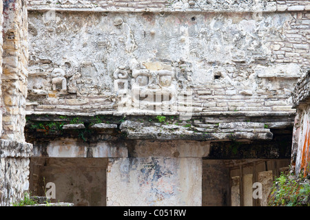 Le Palais, Palenque, Chiapas, Mexique Banque D'Images