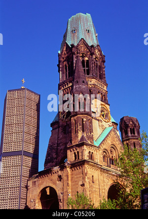 Allemagne, Berlin, Kaiser Wilhelm Memorial Church Banque D'Images