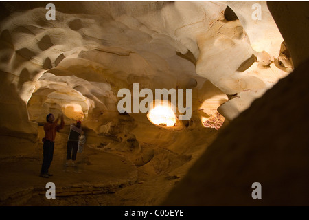 Longhorn Caverns au Texas Banque D'Images