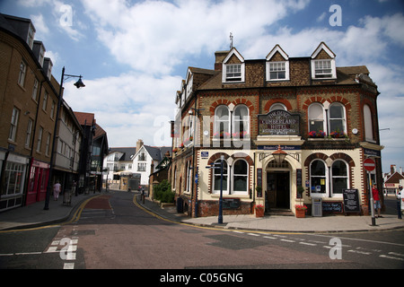 Le duc de Cumberland Hotel à Whitstable Kent Banque D'Images