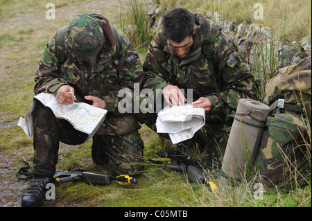 Exercice Cambrian Patrol est l'événement principal de patrouille de l'armée britannique qui a lieu au Pays de Galles et accueilli par 160 (W) Brigad Banque D'Images