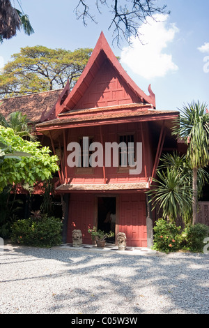 Jim Thompson’s House and Silk Museum, Pathum WAN District, Bangkok, Thaïlande Banque D'Images