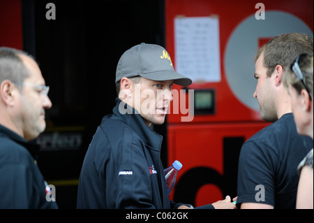 Lance Armstrong, Tour de France 2010, de Rotterdam, Pays-Bas, Europe Banque D'Images