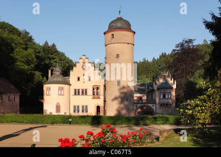 Schloss Château de Mespelbrunn, Spessart, Basse-franconie, Franconia, Bavaria, Germany, Europe Banque D'Images