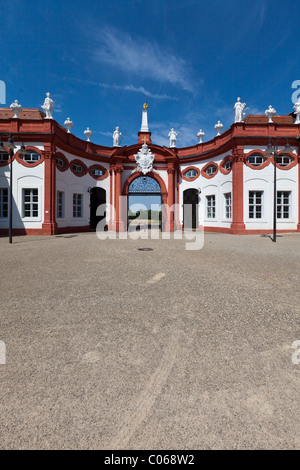 Entrée privée et l'Orangerie du Château et Parc de la Redorte, Memmelsdorf, Haute-Franconie, Bavaria, Germany, Europe Banque D'Images