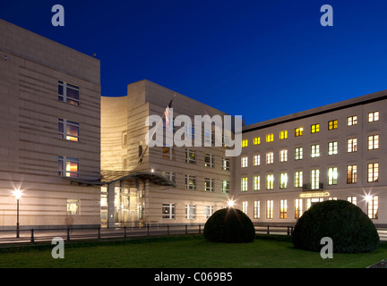 Ambassade des États-Unis sur la Pariser Platz, Haus Sommer Building, Commerzbank, Berlin-Mitte, Berlin, Germany, Europe Banque D'Images