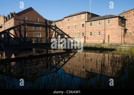 Riverside Apartments, Leeds, West Yorkshire, Angleterre. Banque D'Images