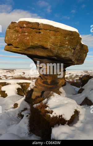 Les Druides à Table Brimham Rocks Banque D'Images